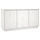 Sideboard aus massivem Kiefernholz, Weiß - 111x34x60 cm - bis zu 35% Rabatt