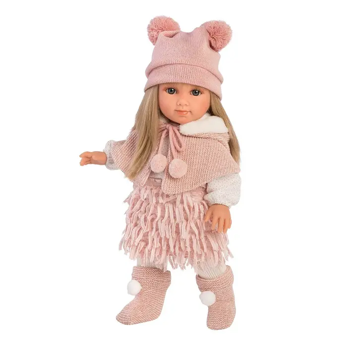 Modepuppe Elena 35 cm, Blond, Blau - Handgefertigt in Spanien, bis zu 36% Rabatt