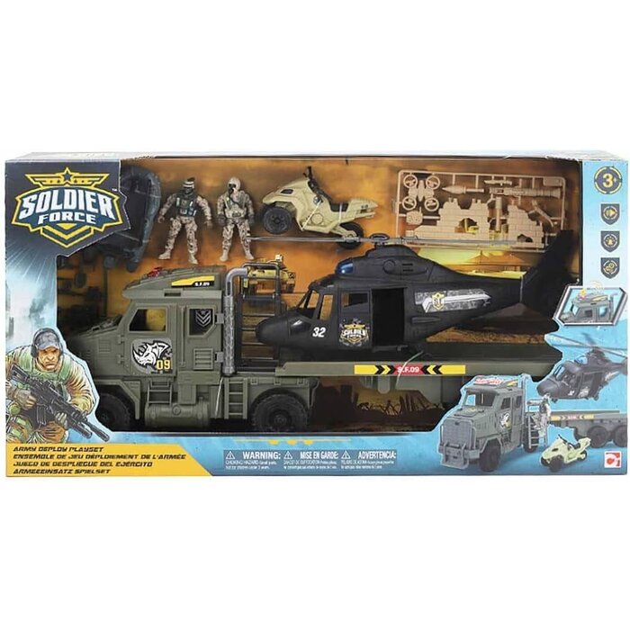 Amazon Großes Militär-Spielset für Kinder - Sofort spielbereit - Bis zu 39% Rabatt