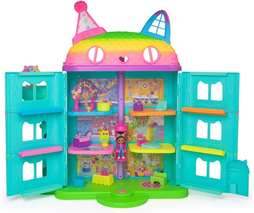 Interaktives Regenbogen-Puppenhaus mit Sound - jetzt bis zu 35% sparen