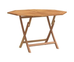Vidaxl Klappbarer Teak-Gartentisch 110x110 cm - Jetzt bis zu 47% günstiger sparen