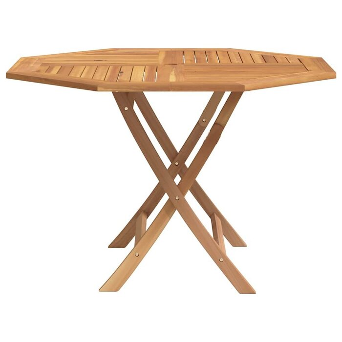 Vidaxl Massiver Teakholz-Gartentisch 110x110cm - klappbar - bis zu 41% sparen
