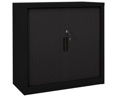Vidaxl Rollladenschrank 90x40x90 cm Stahl Schwarz - bis zu 41% Rabatt