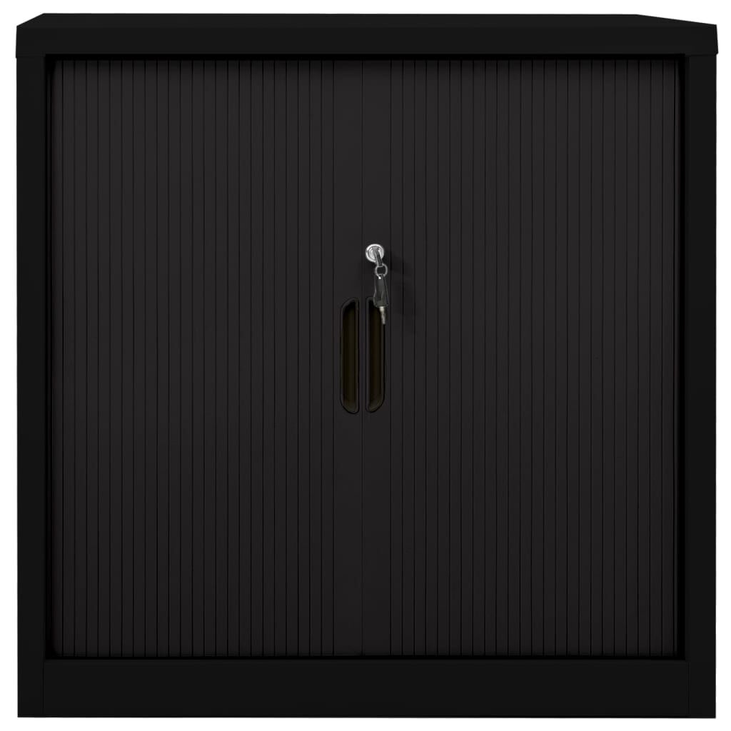 Vidaxl Rollladenschrank 90x40x90 cm Stahl Schwarz - bis zu 41% Rabatt