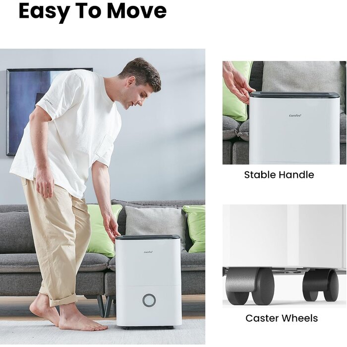 Luftentfeuchter 20L bis 40m² mit 24h-Timer - jetzt bis zu 35% sparen