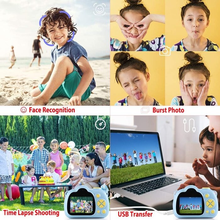 Kinder-Digitalkamera 1080P mit 32GB SD-Karte - jetzt bis zu 32% günstiger