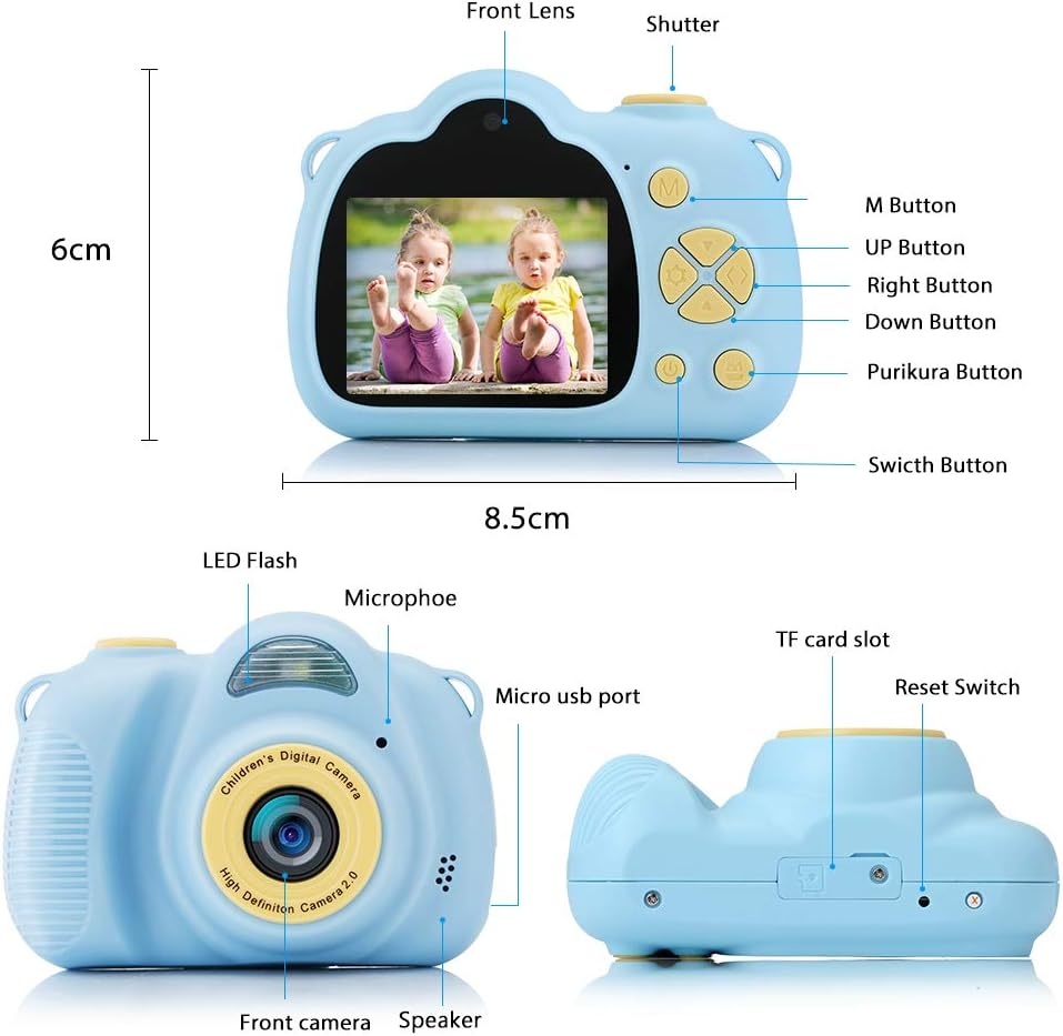 Kinder-Digitalkamera 1080P mit 32GB SD-Karte - jetzt bis zu 32% günstiger