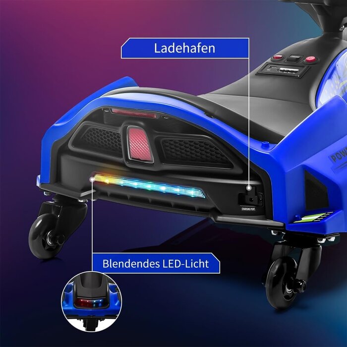 Elektrisches Drift-Gokart für Kinder - bis zu 35% Rabatt im Outlet