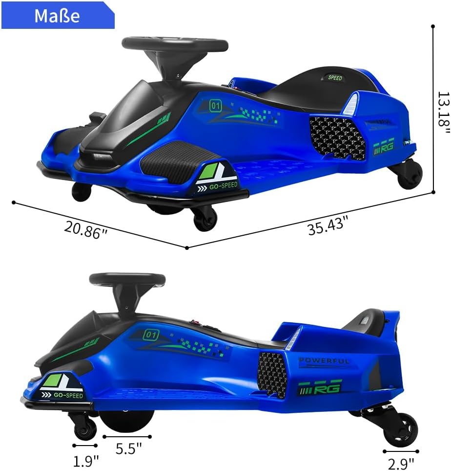Elektrisches Drift-Gokart für Kinder - bis zu 35% Rabatt im Outlet