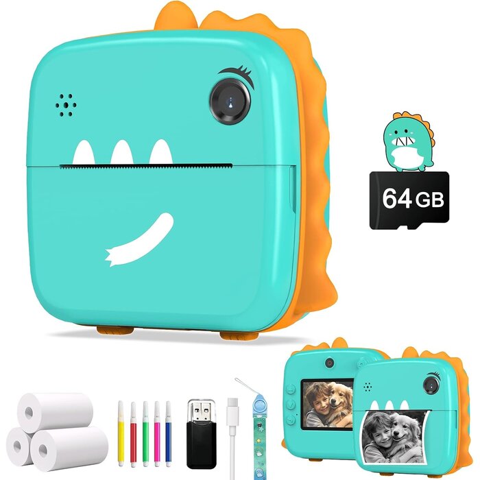 Kinder-Sofortbildkamera 50MP mit 64GB Speicher - bis zu 33% Rabatt