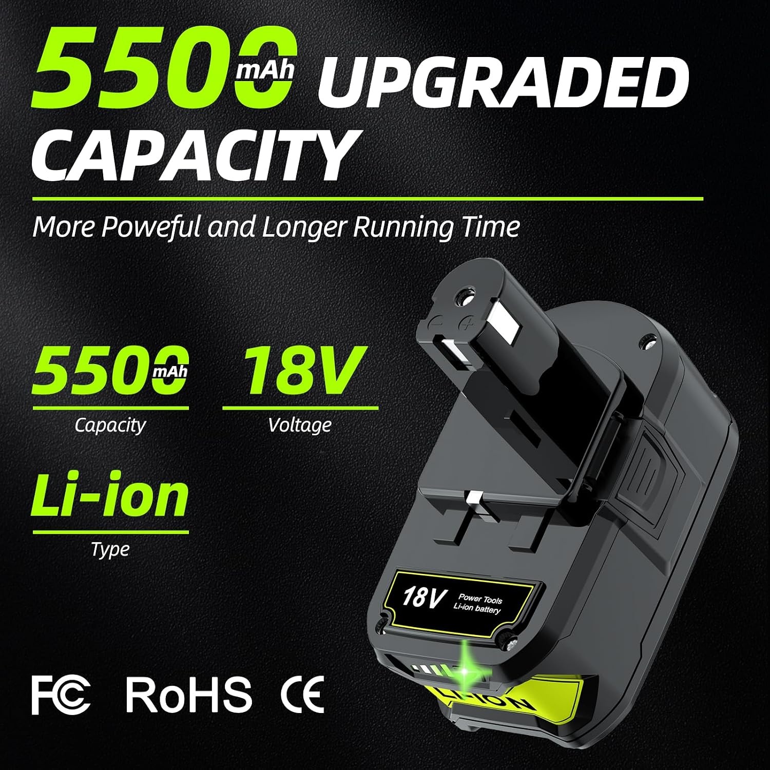 18V Akku-Set 5500mAh mit Dual-Ladegerät - Jetzt bis zu 34% günstiger
