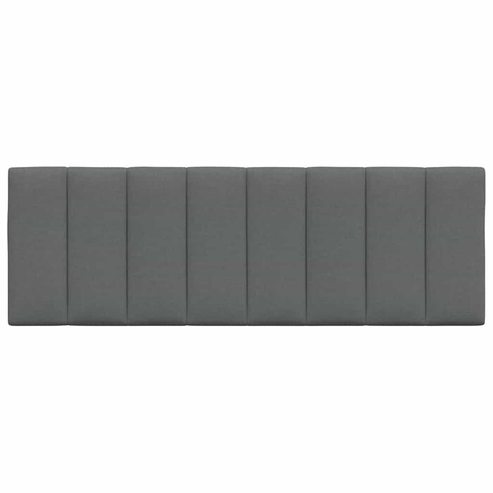Vidaxl Bettkopfteil-Kissen Hanko 140 cm, Dunkelgrau - bis zu 35% Rabatt