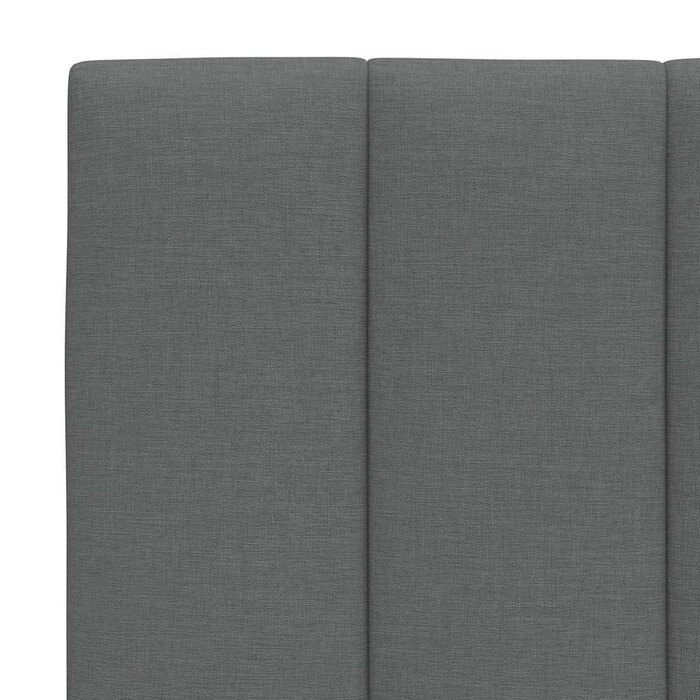 Vidaxl Bettkopfteil-Kissen Hanko 140 cm, Dunkelgrau - bis zu 35% Rabatt