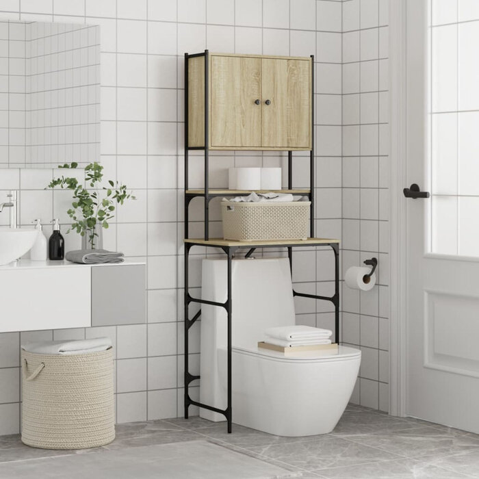 Vidaxl Waschmaschinenschrank Sonoma-Eiche 68x48,5x194cm - bis zu 36% Rabatt