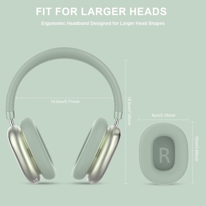 Over-Ear Bluetooth Kopfhörer mit ANC - Frühlingsgrün - bis zu 34% sparen