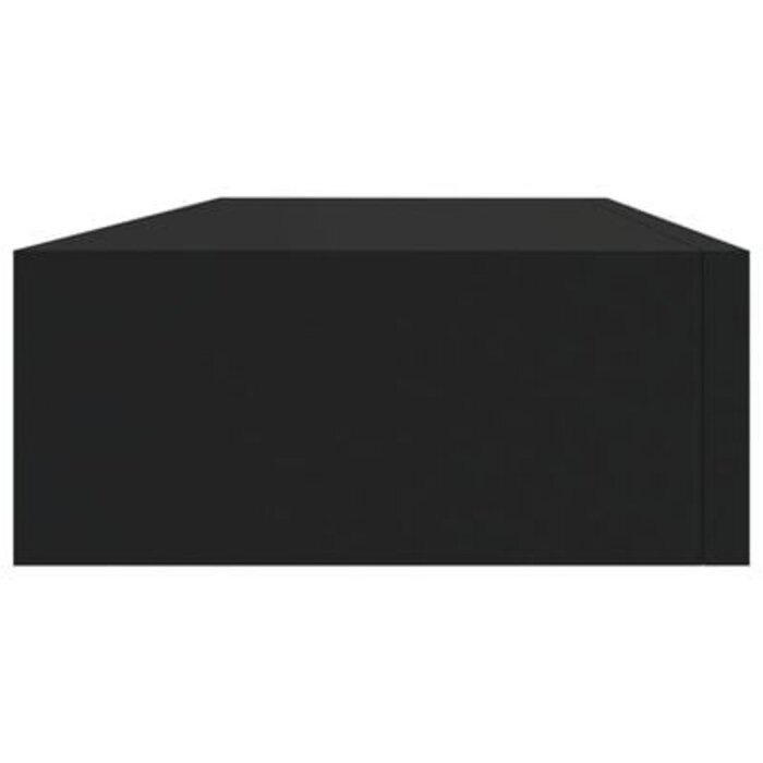 Vidaxl Wandregal mit Schublade 60cm - Schwarz - Platzsparend - bis zu 33% Rabatt