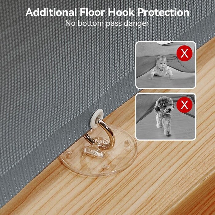 Ausziehbares Schutzgitter 300x86 cm für Kinder & Tiere - bis zu 34% sparen