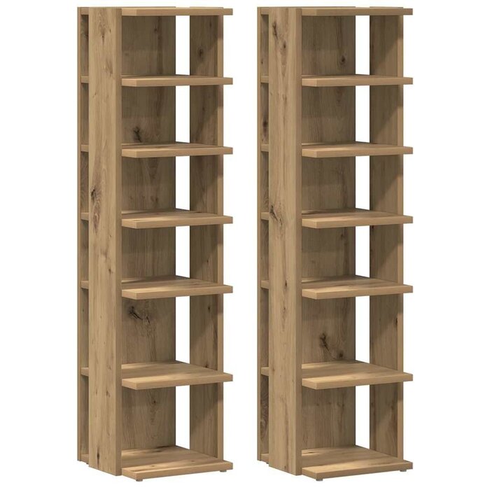 Vidaxl Beistelltisch Artisan-Eiche 40x40x43 cm - Sparen Sie bis zu 33%