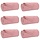 6er-Set Fleece-Wohndecken 200x150cm Rosa - Jetzt bis zu 33% sparen
