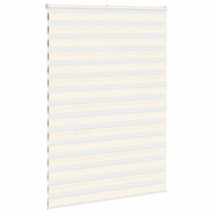 Vidaxl Doppelrollo 155x230 cm Marmorbeige - Stufenlos verstellbar - Bis zu 33% Rabatt