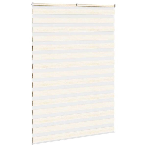 Vidaxl Doppelrollo 155x230 cm Marmorbeige - Stufenlos verstellbar - Bis zu 33% Rabatt