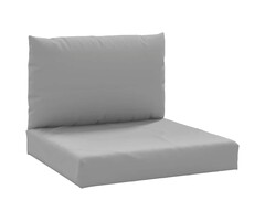Vidaxl Palettenkissen Set 2-tlg. Grau - Jetzt bis zu 38% Rabatt sichern!