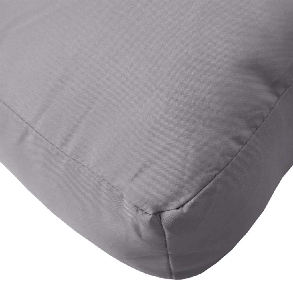 Vidaxl Palettenkissen Set 2-tlg. Grau 60x60 cm - Jetzt bis zu 32% günstiger