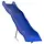 Kinderrutsche für Spieltürme 210 x 40 cm Blau - bis zu 30% Rabatt