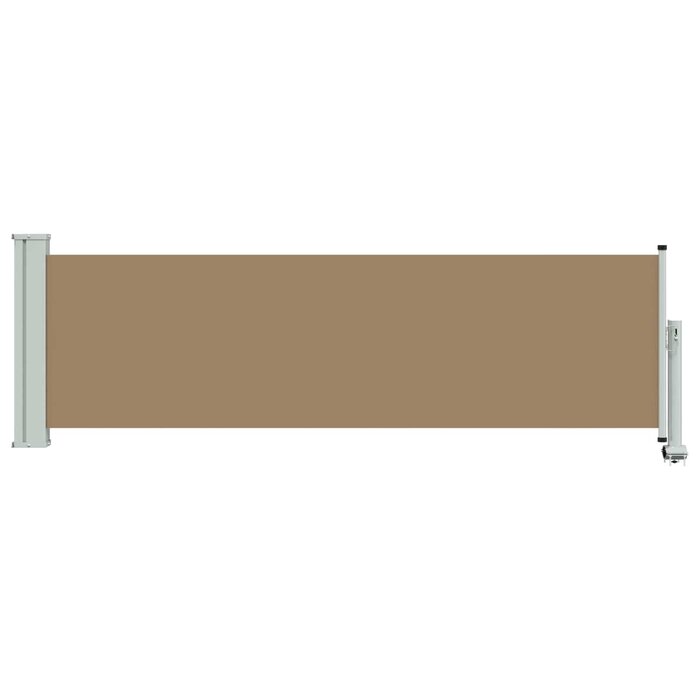 Vidaxl Seitenmarkise 100 x 300 cm Taupe - Sichtschutz für Terrasse - bis zu 29% Rabatt