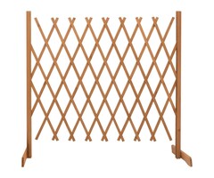 Vidaxl Ausziehbares Gartenspalier, 180x100 cm, Fichtenholz, orange - bis zu 37% Rabatt