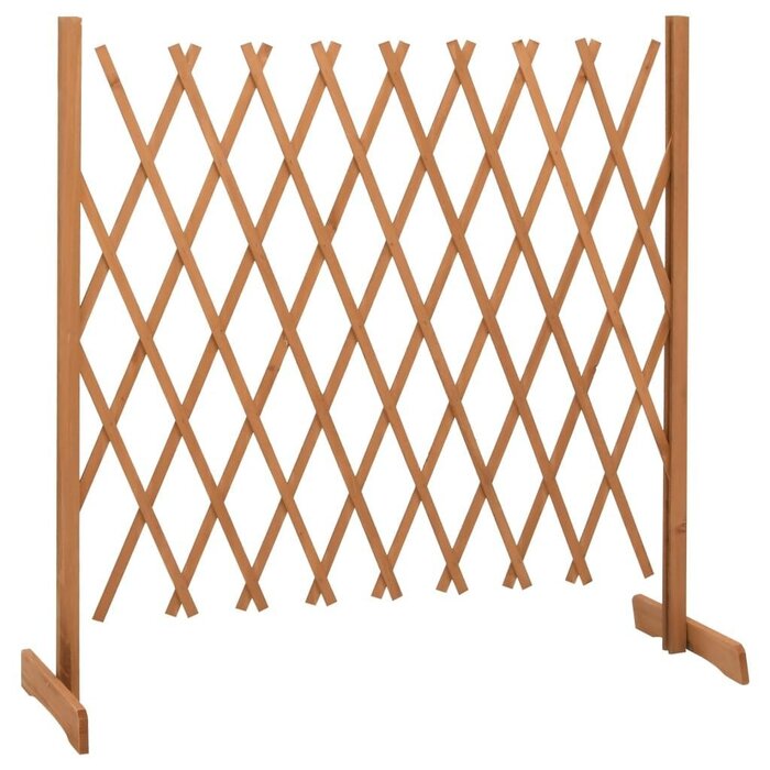 Vidaxl Ausziehbares Gartenspalier Fichtenholz 180x100 cm orange - bis zu 31% sparen