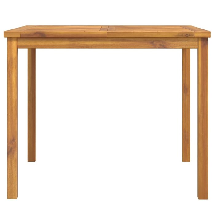 Vidaxl Gartentisch Akazie 90x90cm - Massivholz mit Fischgrätmuster - bis zu 35% Rabatt