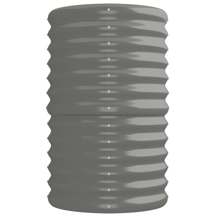 Vidaxl Großes Hochbeet 224x40x68 cm, Stahl Grau - jetzt bis zu 29% reduziert