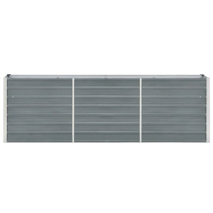 Vidaxl Hochbeet aus verzinktem Stahl 240x40x77cm - Jetzt bis zu 29% Rabatt