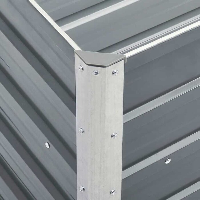 Vidaxl Hochbeet aus verzinktem Stahl 240x40x77cm - Jetzt bis zu 29% Rabatt