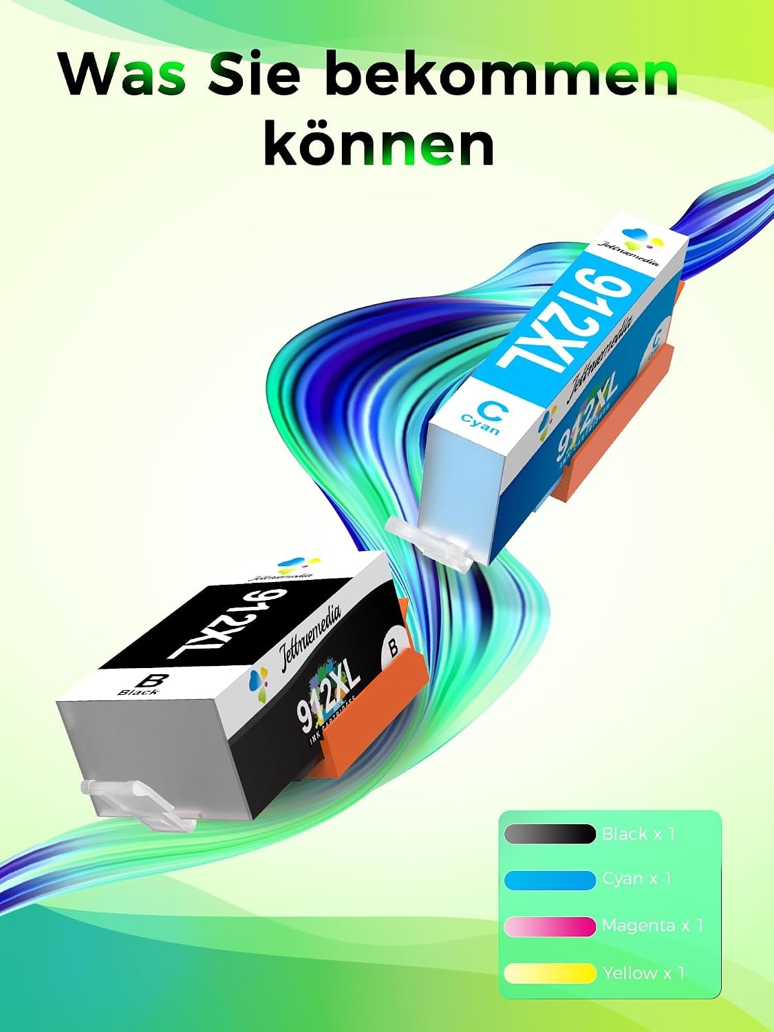 Druckerpatronen Set für OfficeJet Pro - 4 Farben - Bis zu 28% sparen