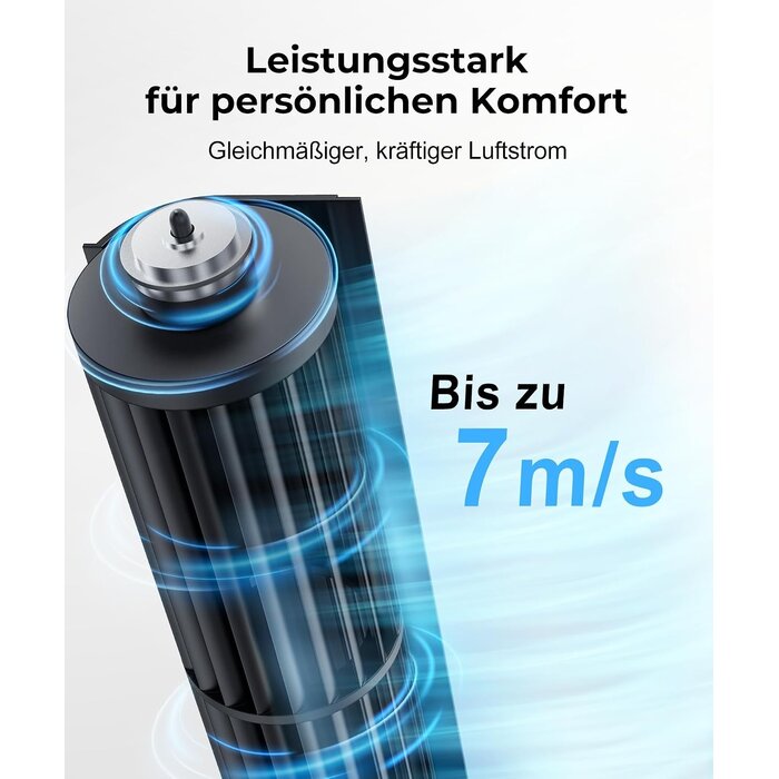 Leiser Turmventilator, 33 cm - 4 Stufen & Fernbedienung - bis zu 33% sparen