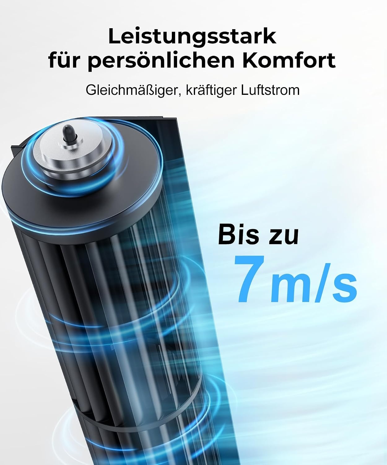 Leiser Turmventilator, 33 cm - 4 Stufen & Fernbedienung - bis zu 33% sparen