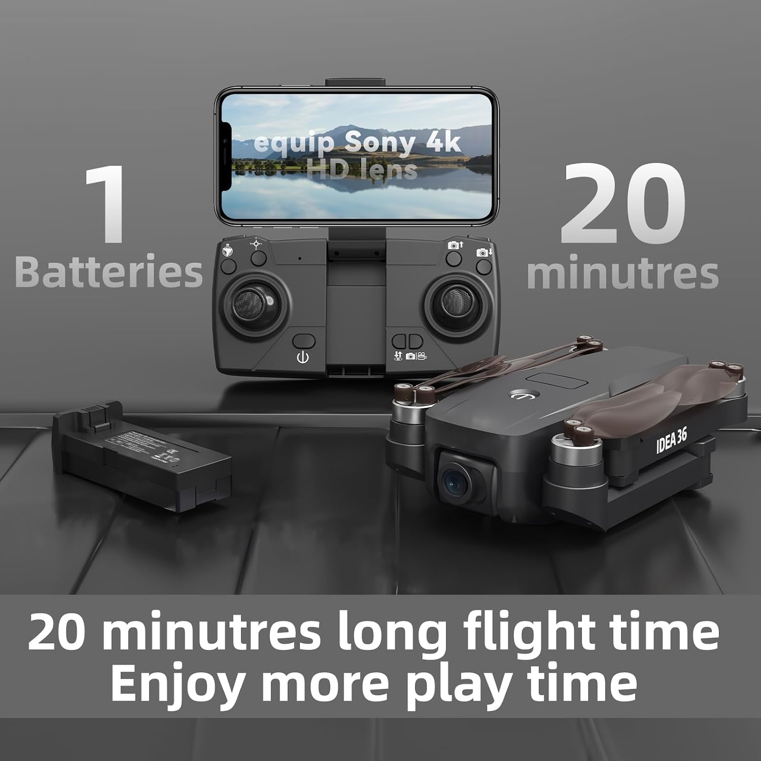 4K Kamera-Drohne mit Sony-Sensor & GPS - Jetzt bis zu 29,1% günstiger