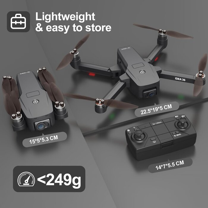 4K Kamera-Drohne mit Sony-Sensor & GPS - Jetzt bis zu 29,1% günstiger
