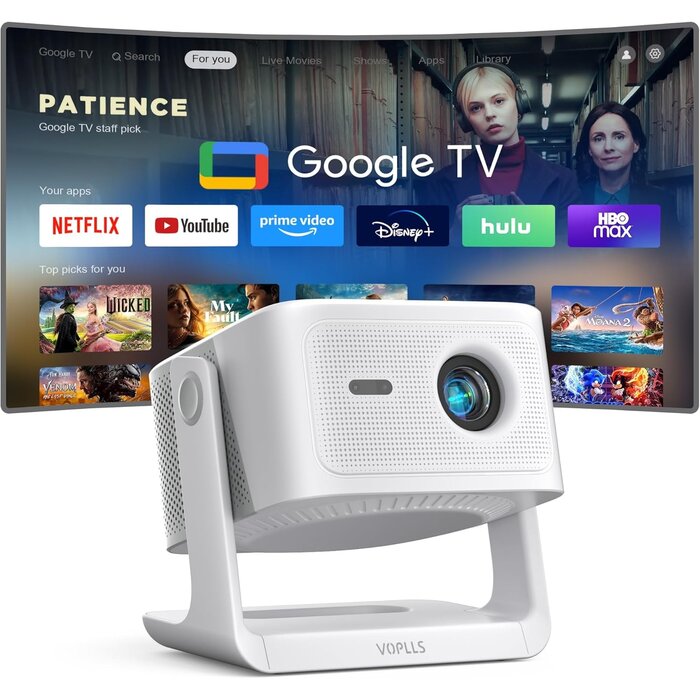 Smarter 4K Full HD Beamer mit Google TV - bis zu 34,4% Rabatt