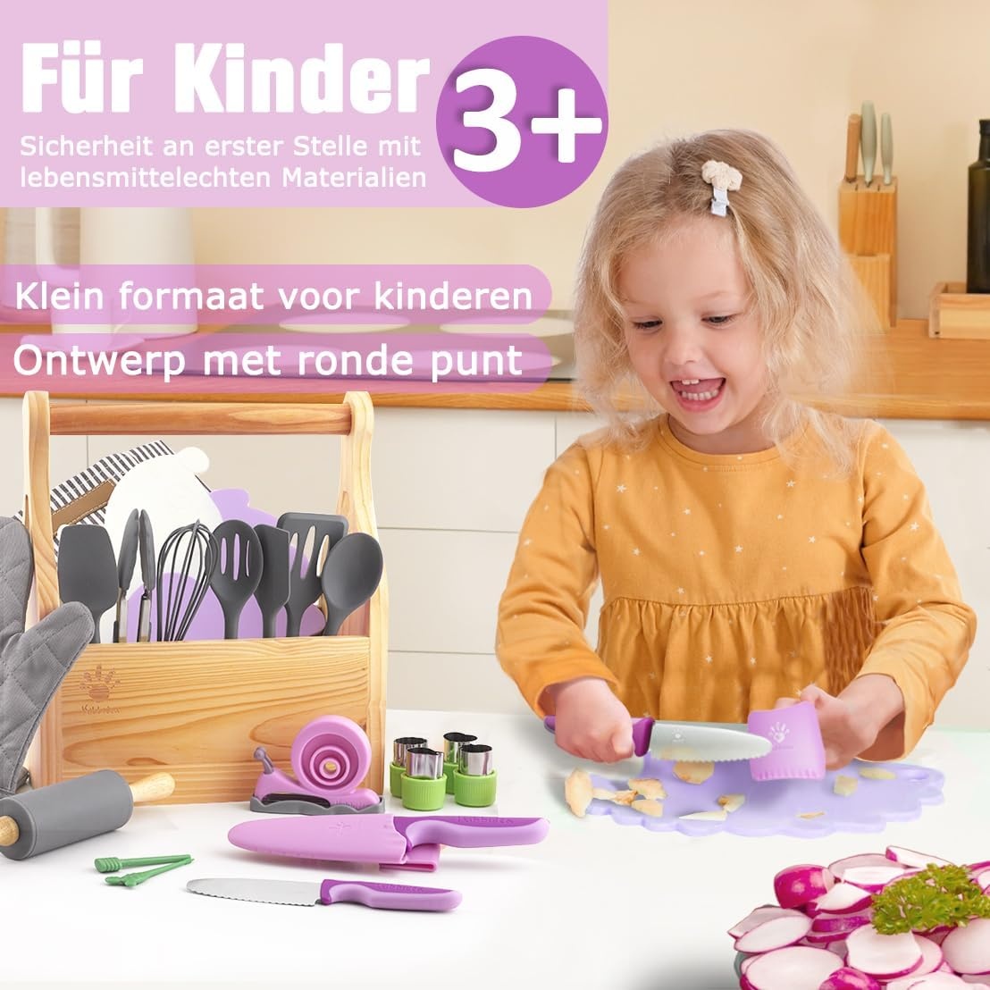 13-teiliges Kinder-Backset für kleine Küchenchefs - bis zu 28,1 % sparen