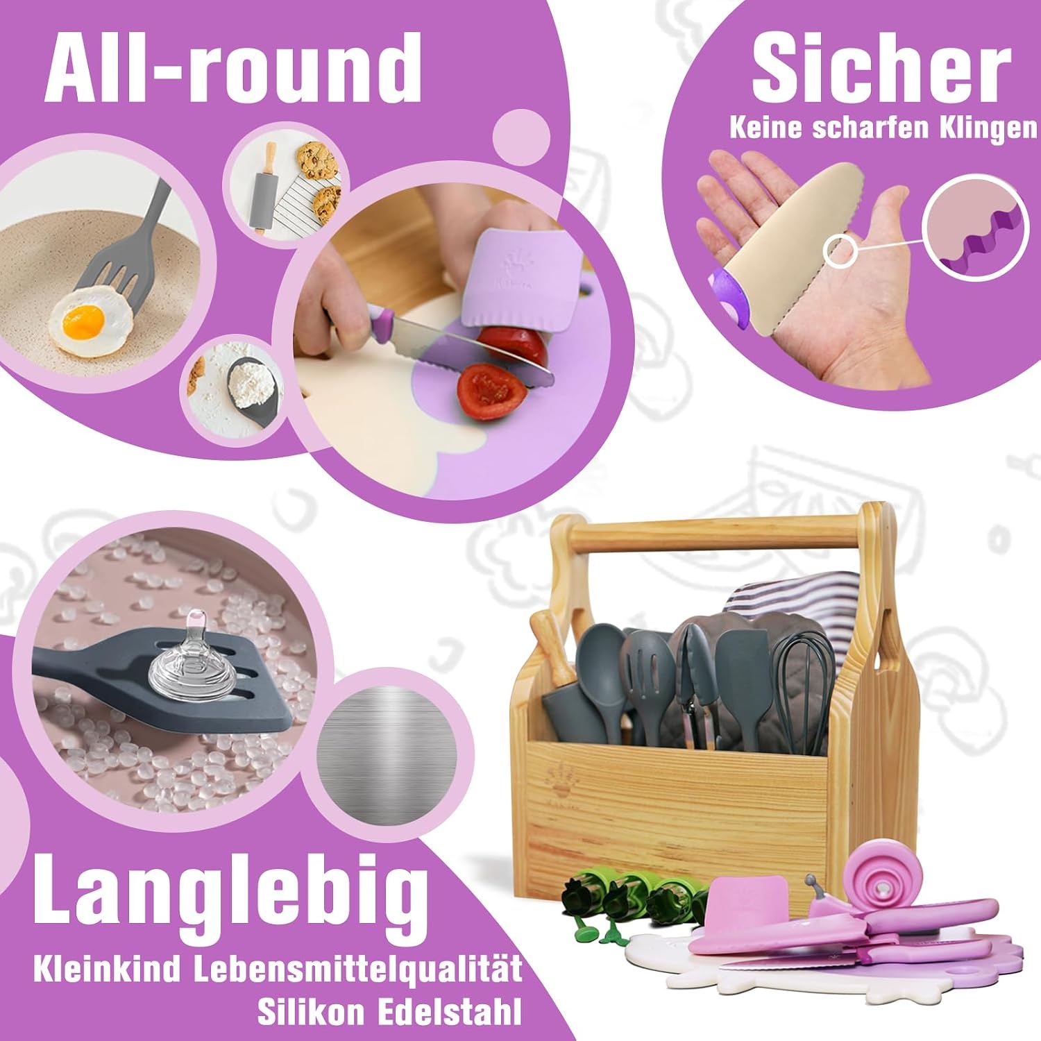 13-teiliges Kinder-Backset für kleine Küchenchefs - bis zu 28,1 % sparen