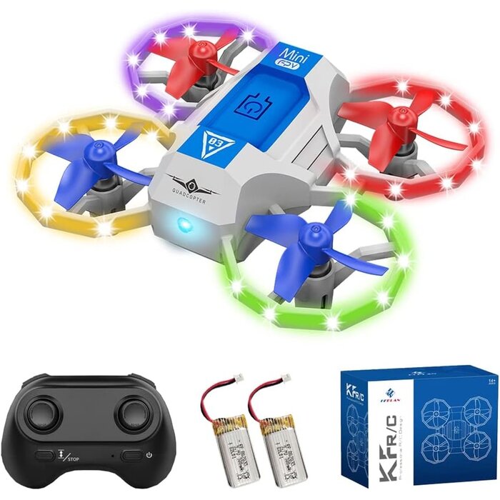 Mini-Drohne für Kinder - RC Quadrocopter mit Licht & 3D-Flip - bis zu 31 % Rabatt