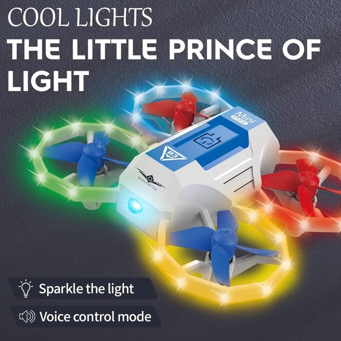 Mini-Drohne für Kinder - RC Quadrocopter mit Licht & 3D-Flip - bis zu 31 % Rabatt