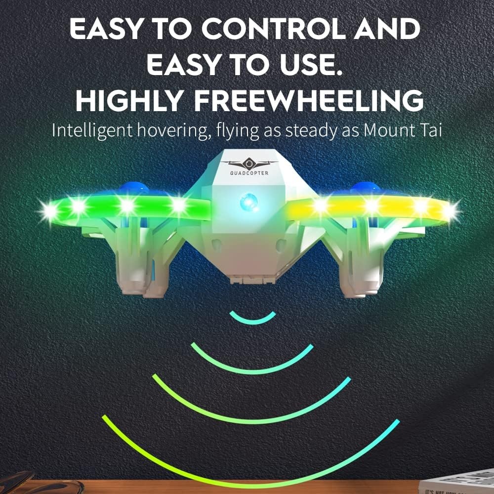 Mini-Drohne für Kinder - RC Quadrocopter mit Licht & 3D-Flip - bis zu 31 % Rabatt