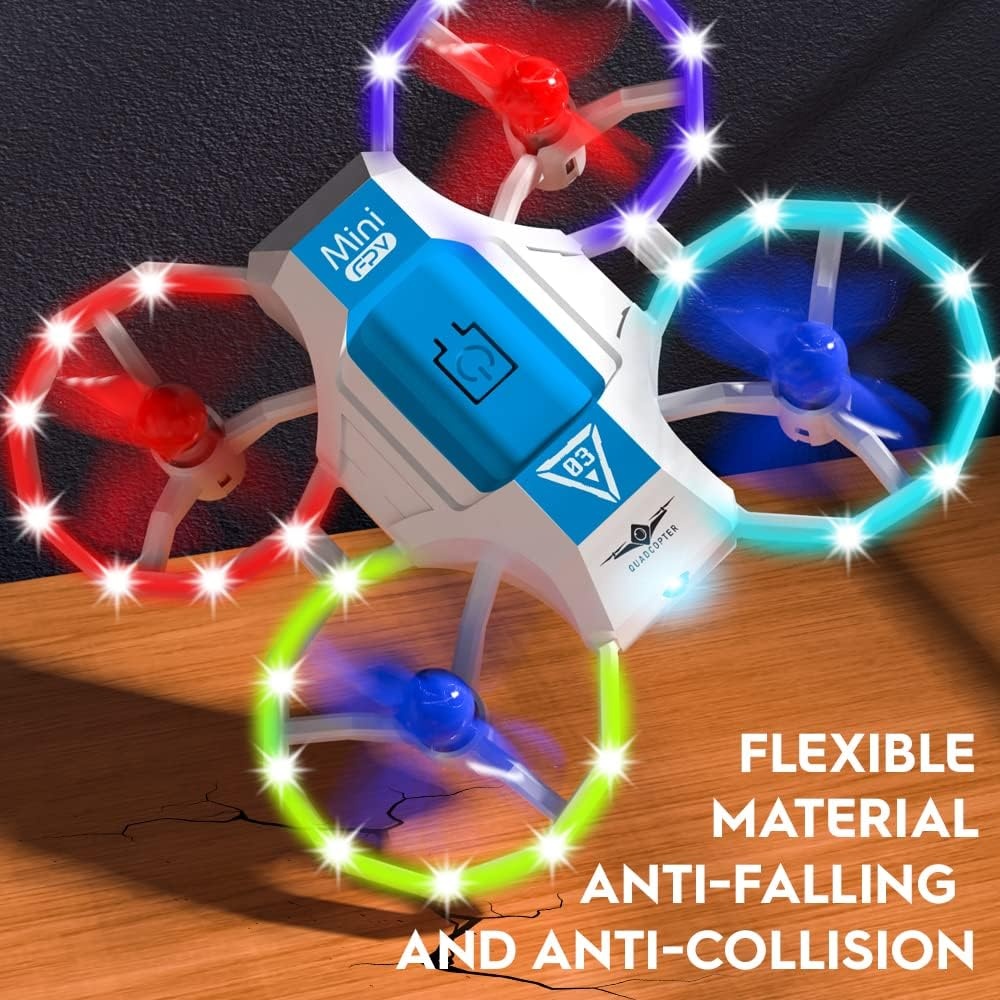 Mini-Drohne für Kinder - RC Quadrocopter mit Licht & 3D-Flip - bis zu 31 % Rabatt