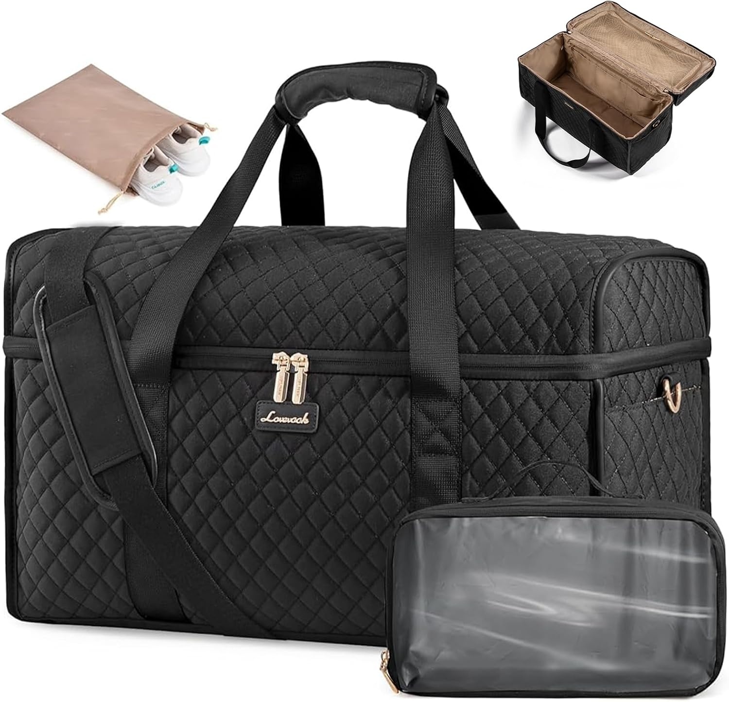 XL Weekender Reisetasche - Wasserabweisend & 180° Öffnung - bis zu 32,9% Rabatt