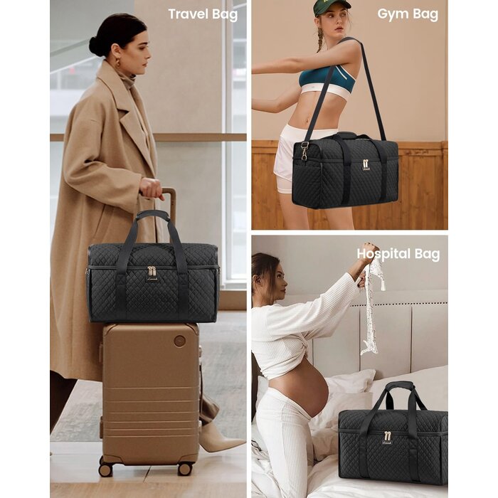XL Weekender Reisetasche - Wasserabweisend & 180° Öffnung - bis zu 32,9% Rabatt