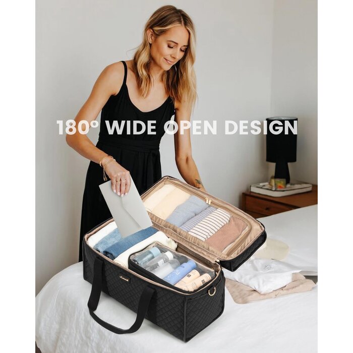 XL Weekender Reisetasche - Wasserabweisend & 180° Öffnung - bis zu 32,9% Rabatt